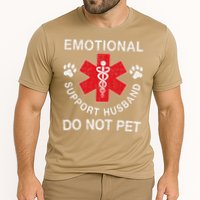 Emotional Support Husband Do Not Pet Cooling Performance Crew T-Shirt