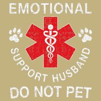 Emotional Support Husband Do Not Pet Sustainable Beanie