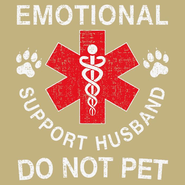 Emotional Support Husband Do Not Pet Sustainable Beanie