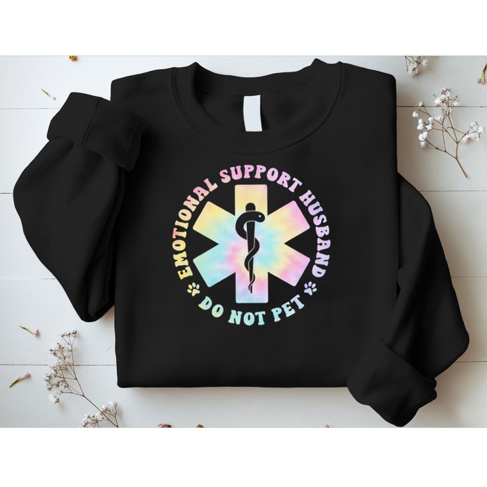 Emotional Support Husband Do Not Pet Funny Sweatshirt