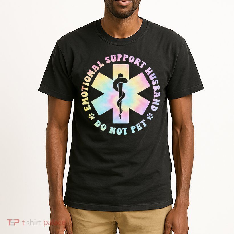 Emotional Support Husband Do Not Pet Funny Tall T-Shirt