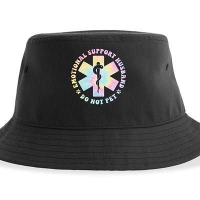 Emotional Support Husband Do Not Pet Funny Sustainable Bucket Hat