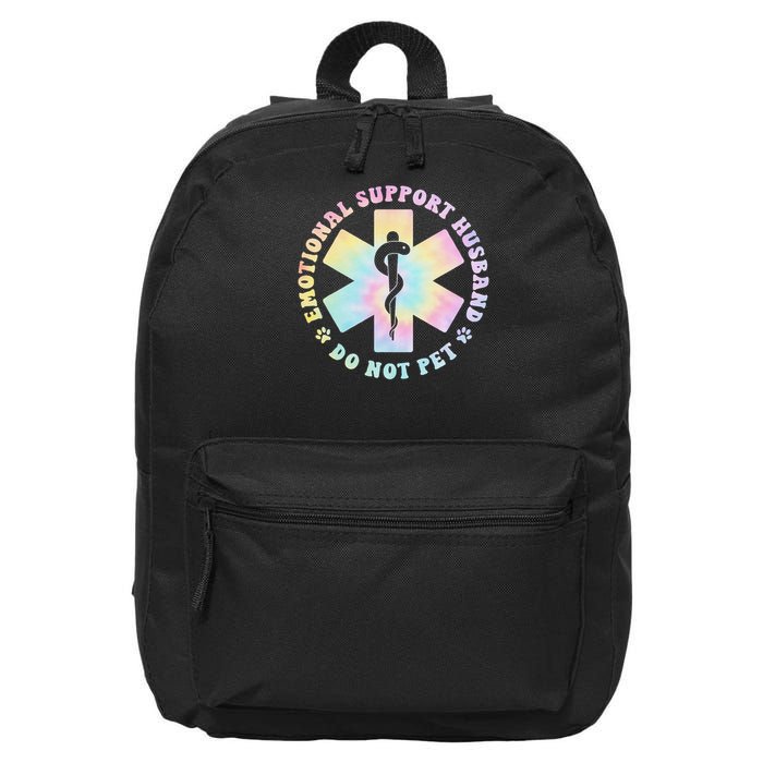 Emotional Support Husband Do Not Pet Funny 16 in Basic Backpack