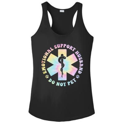 Emotional Support Husband Do Not Pet Funny Ladies PosiCharge Competitor Racerback Tank