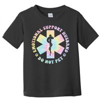 Emotional Support Husband Do Not Pet Funny Toddler T-Shirt