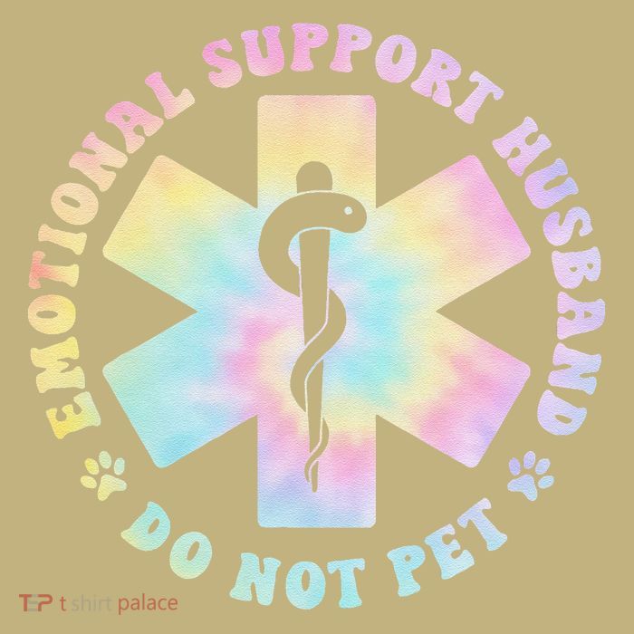 Emotional Support Husband Do Not Pet Funny Performance Shirt