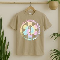 Emotional Support Husband Do Not Pet Funny T-Shirt