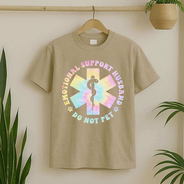 Emotional Support Husband Do Not Pet Funny T-Shirt