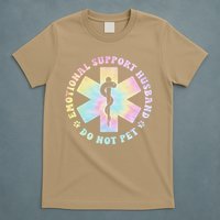 Emotional Support Husband Do Not Pet Funny T-Shirt