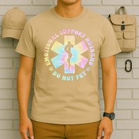Emotional Support Husband Do Not Pet Funny T-Shirt