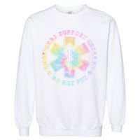 Emotional Support Husband Do Not Pet Funny Garment-Dyed Sweatshirt
