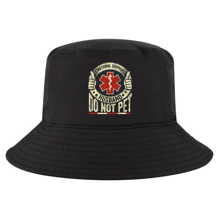 Emotional Support Husband Do Not Pet Cool Comfort Performance Bucket Hat