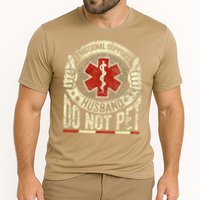 Emotional Support Husband Do Not Pet Cooling Performance Crew T-Shirt