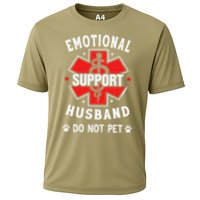 Emotional Support Husband Do Not Pet Cooling Performance Crew T-Shirt