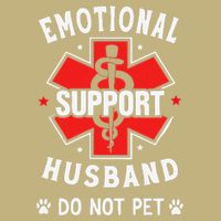 Emotional Support Husband Do Not Pet Button