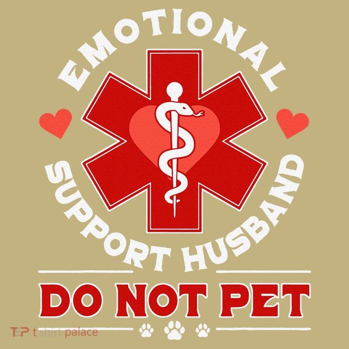 Emotional Support Husband Do Not Pet Magnet