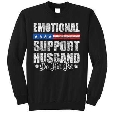 Emotional Support Husband Do Not Pet - Vintage American Sweatshirt