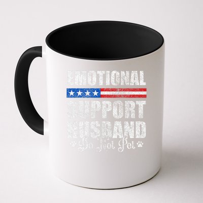 Emotional Support Husband Do Not Pet - Vintage American Mug