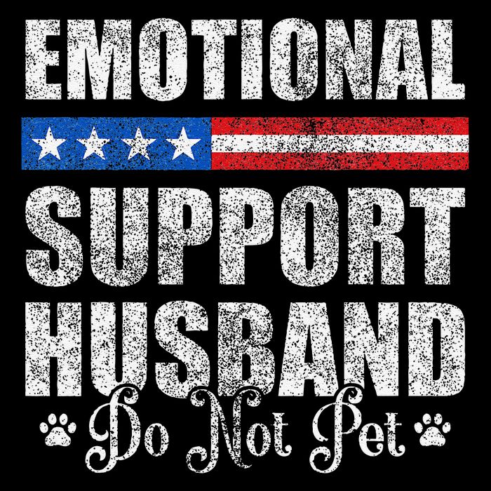 Emotional Support Husband Do Not Pet - Vintage American Bag