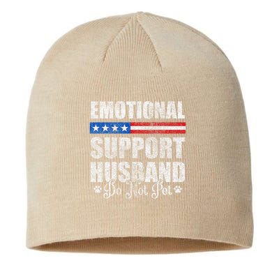 Emotional Support Husband Do Not Pet - Vintage American Sustainable Beanie