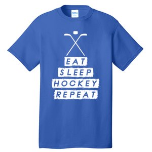 Eat Sleep Hockey Ice Hockey Gift Tall T-Shirt