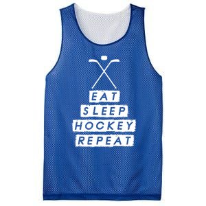 Eat Sleep Hockey Ice Hockey Gift Mesh Reversible Basketball Jersey Tank