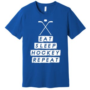 Eat Sleep Hockey Ice Hockey Gift Premium T-Shirt