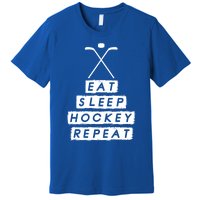 Eat Sleep Hockey Ice Hockey Gift Premium T-Shirt