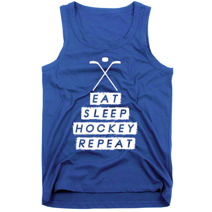 Eat Sleep Hockey Ice Hockey Gift Tank Top