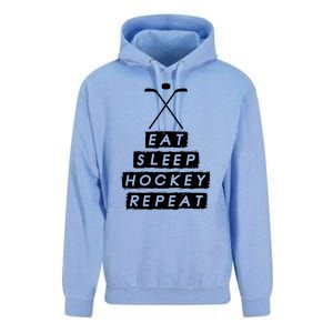 Eat Sleep Hockey Ice Hockey Gift Unisex Surf Hoodie