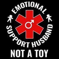 Emotional Support Husband Not A Toy Impact Tech Backpack