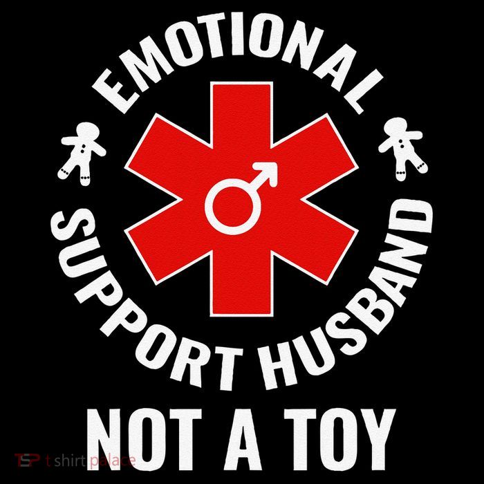 Emotional Support Husband Not A Toy Drawstring Bag