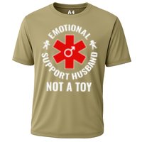 Emotional Support Husband Not A Toy Cooling Performance Crew T-Shirt