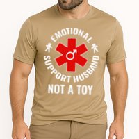 Emotional Support Husband Not A Toy Cooling Performance Crew T-Shirt