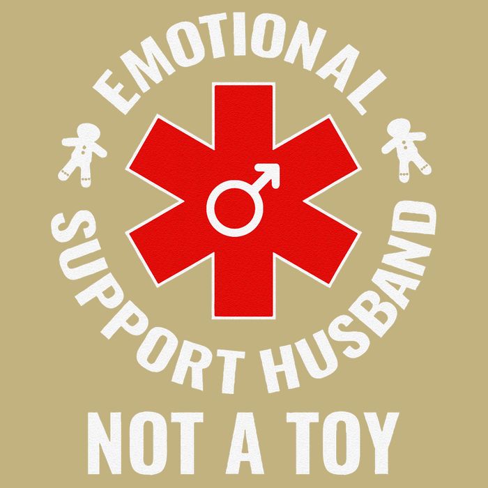 Emotional Support Husband Not A Toy Cooling Performance Crew T-Shirt