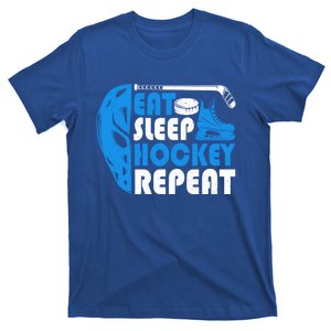 Eat Sleep Hockey Repeat Christmas For N Adult Hockey Gift T-Shirt