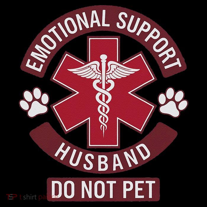 Emotional Support Husband Do Not Pet Sustainable Bucket Hat