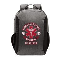 Emotional Support Husband Do Not Pet Vector Backpack