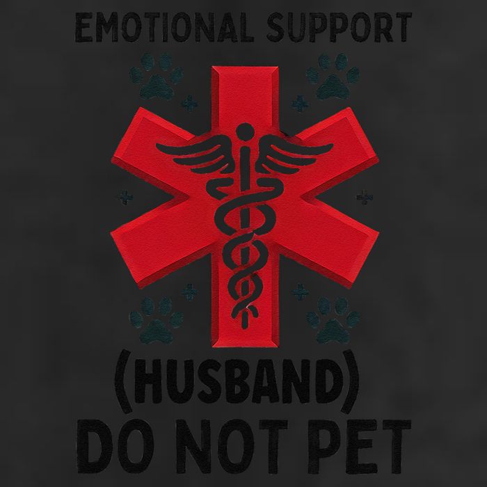 Emotional Support Husband Do Not Pet Cool Comfort Performance Bucket Hat