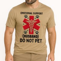 Emotional Support Husband Do Not Pet Cooling Performance Crew T-Shirt
