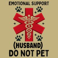 Emotional Support Husband Do Not Pet Cooling Performance Crew T-Shirt