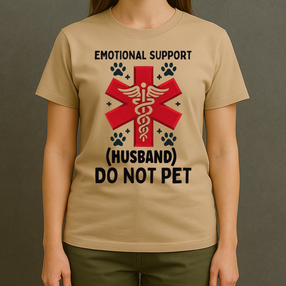 Emotional Support Husband Do Not Pet T-Shirt