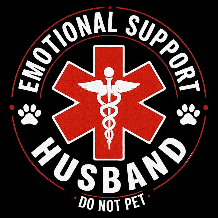 Emotional Support Husband Do Not Pet Backpack