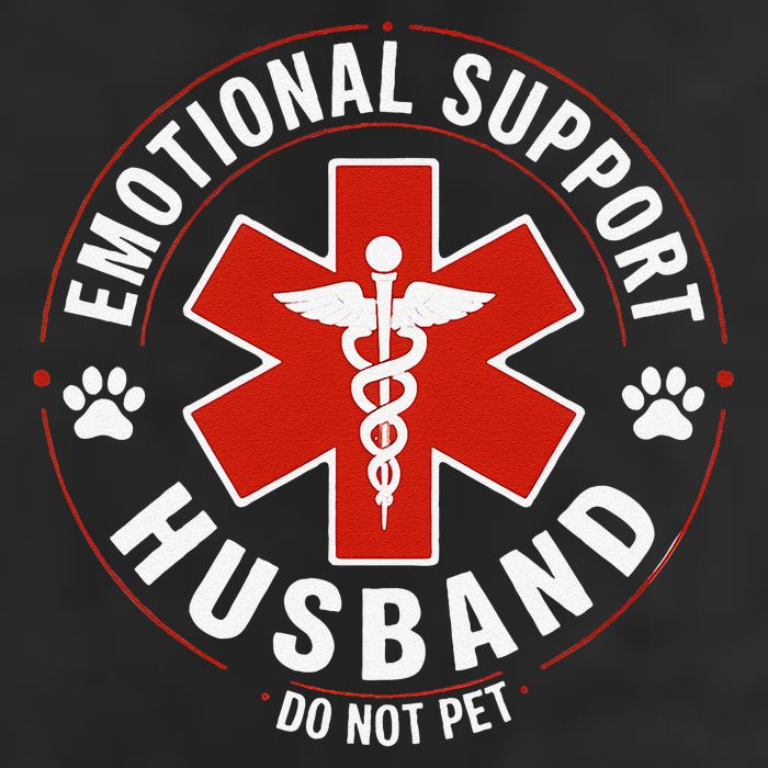 Emotional Support Husband Do Not Pet Adult Drive Performance Visor