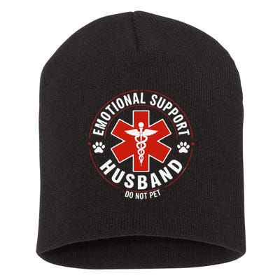 Emotional Support Husband Do Not Pet Short Acrylic Beanie