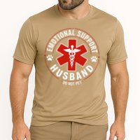 Emotional Support Husband Do Not Pet Cooling Performance Crew T-Shirt