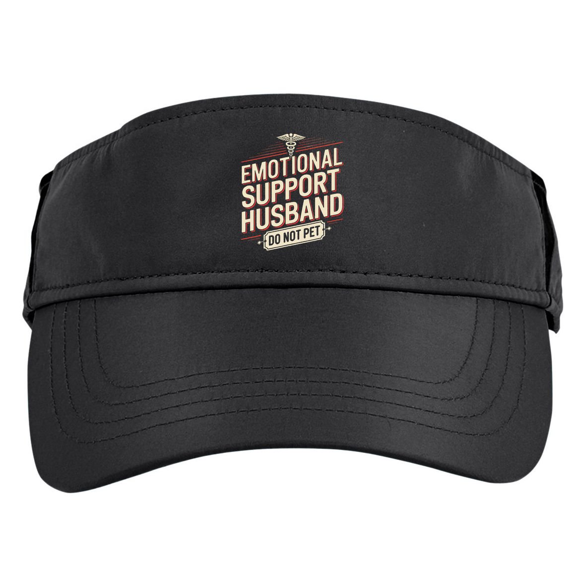 Emotional Support Husband Do Not Pet Adult Drive Performance Visor