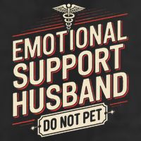 Emotional Support Husband Do Not Pet 15oz Campfire Ceramic Mug
