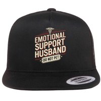 Emotional Support Husband Do Not Pet Flatbill Hat