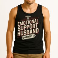 Emotional Support Husband Do Not Pet Tank Top